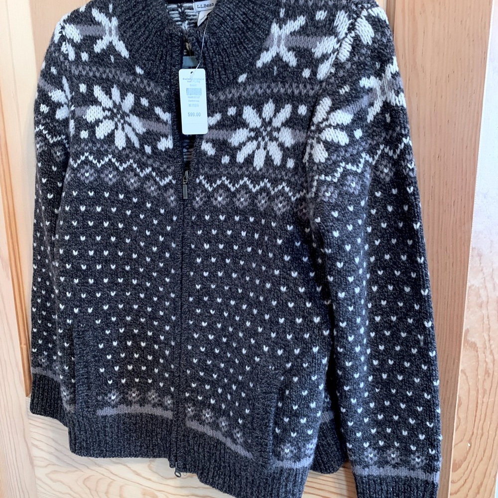 Ladies LL Bean zip sweater